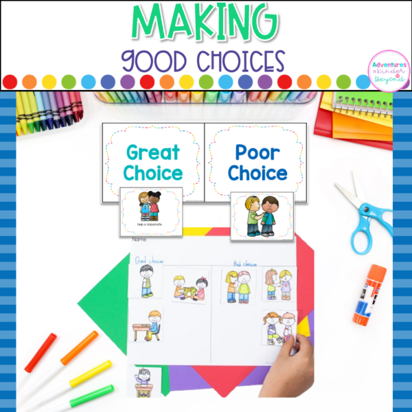 Making Good Choices Kindergarten Activity | Social Skills & Behavior ...