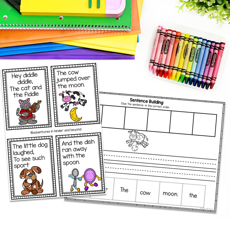 Nursery Rhymes Sequencing Activities | Story Retell & Reading Kindergarten - Image 2