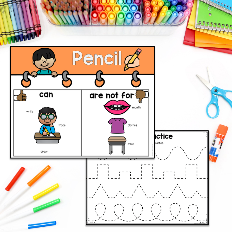 School Supplies Rules | Classroom Expectations Posters - Image 2