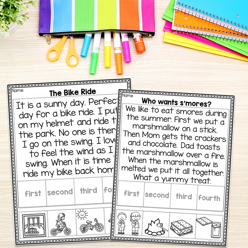 Summer Sequencing Stories | Reading Comprehension Activities - Image 2