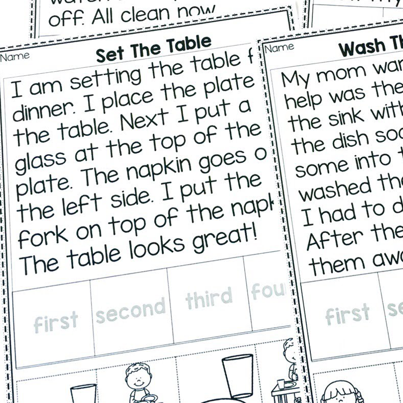 Sequencing Stories With Pictures Kindergarten Literacy Center - Image 3
