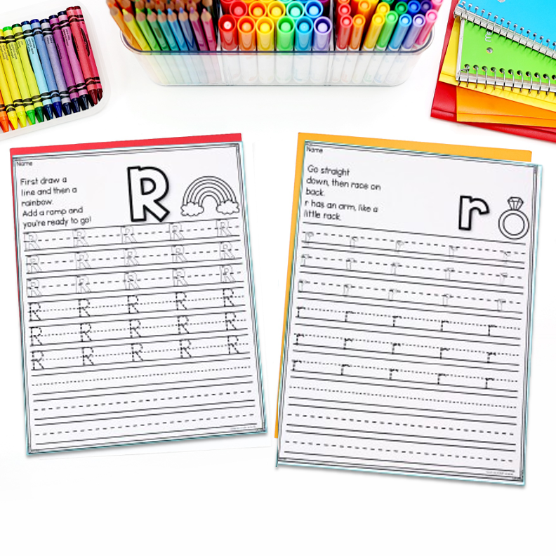 Letter Formation Practice Sheets | Letter Rhymes & Tracing - Image 3