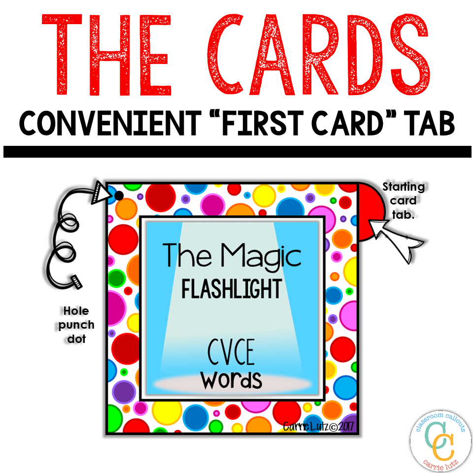 1st Grade CVC to CVCE Magic e Flashlight Words Cards - Image 4