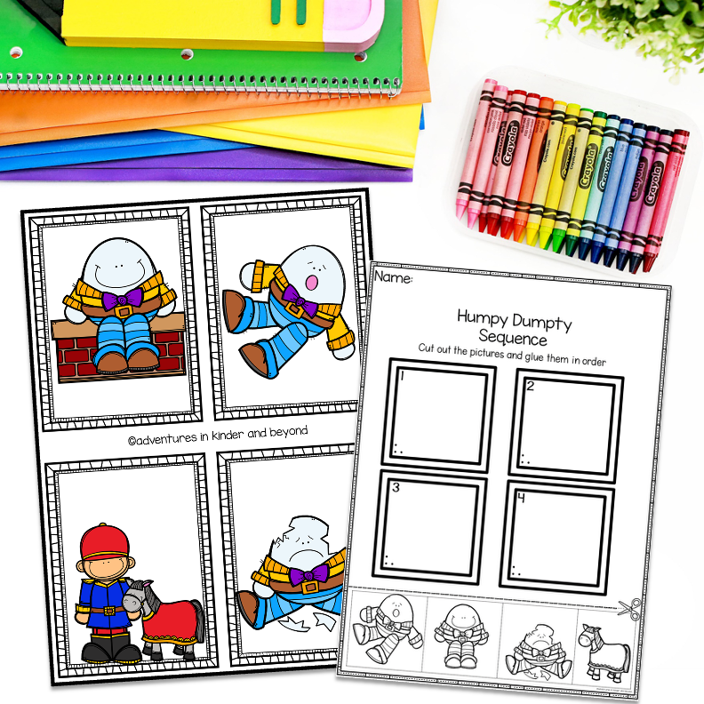 Nursery Rhymes Sequencing Activities | Story Retell & Reading Kindergarten - Image 4