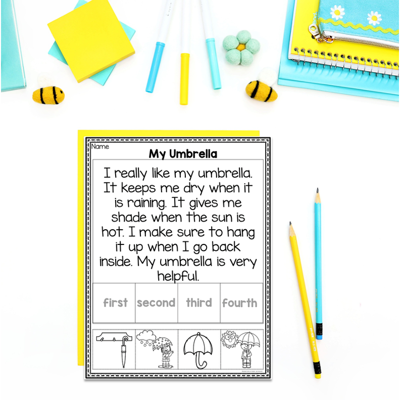 Spring Sequencing Worksheets | Short Story Morning Work - Image 4