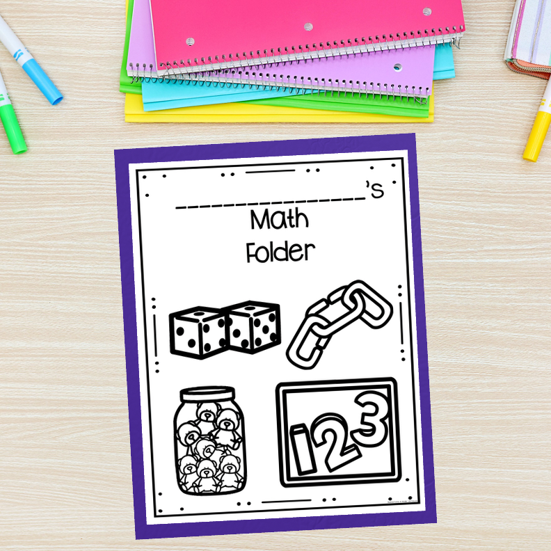 Binder Covers Editable | Math Reading Writing Journals - Image 4