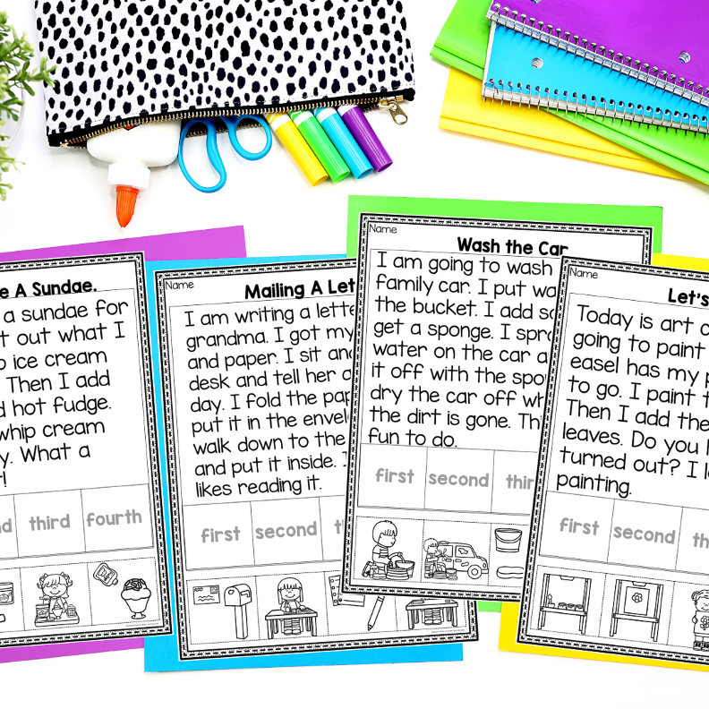 Sequencing Stories With Pictures Kindergarten Literacy Center - Image 4