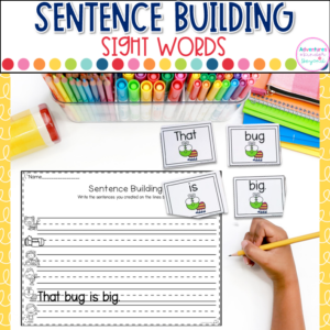 Sentence Building with Sight Words | Kindergarten Sentence Writing