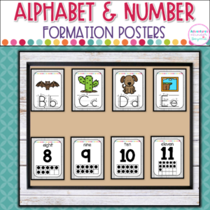 Letter Formation Posters | Alphabet & Number Formation Charts