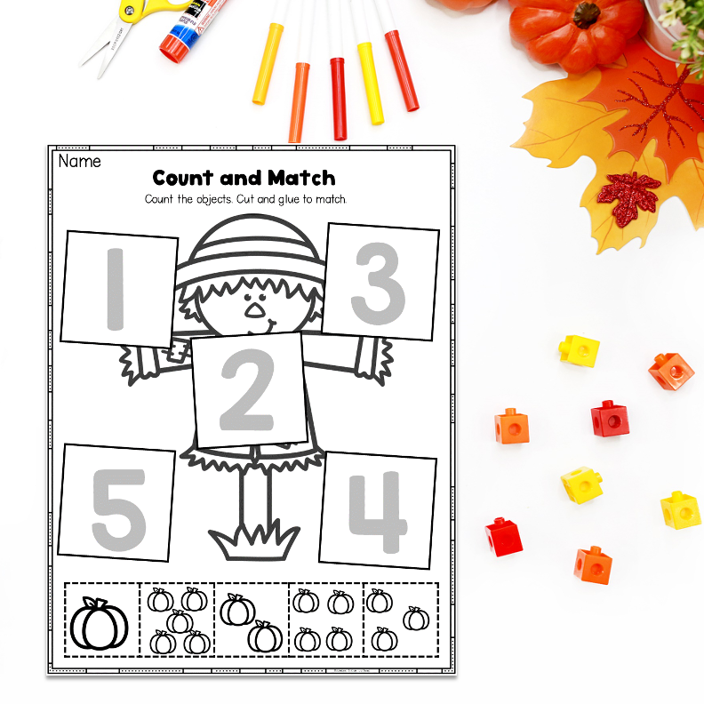 October Worksheets | Kindergarten Fall Morning Work - Image 2