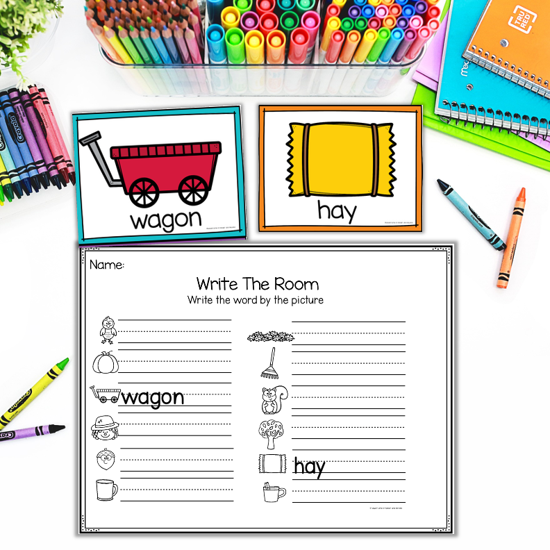 Fall Write the Room | Kindergarten Sound Mapping Activities - Image 2