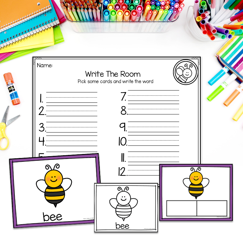 Insects and Bugs Write the Room | Kindergarten Writing Activities - Image 2