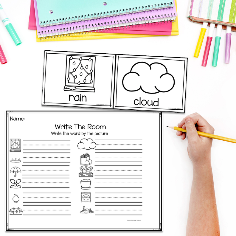 Spring Write the Room | Kindergarten Writing Activities - Image 2