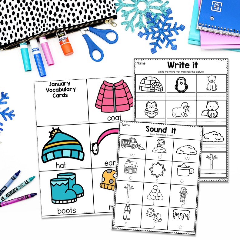 January Writing Center for Kindergarten - Image 2