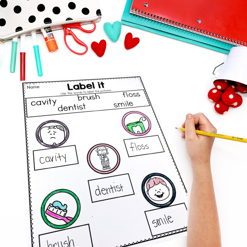 February Writing Center for Kindergarten - Image 2