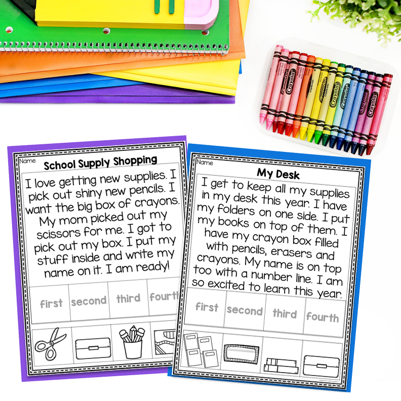 Back to School Story Sequencing Activities - Image 2