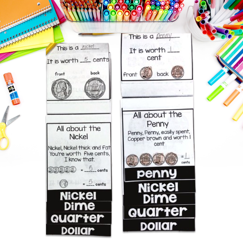 Money Flip Book | Coin Identification & Coin Value Practice - Teaching ...