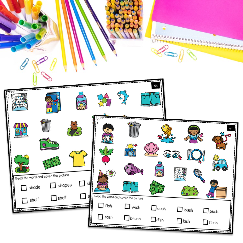 Digraph Worksheets for Kindergarten Reading Practice - Image 2