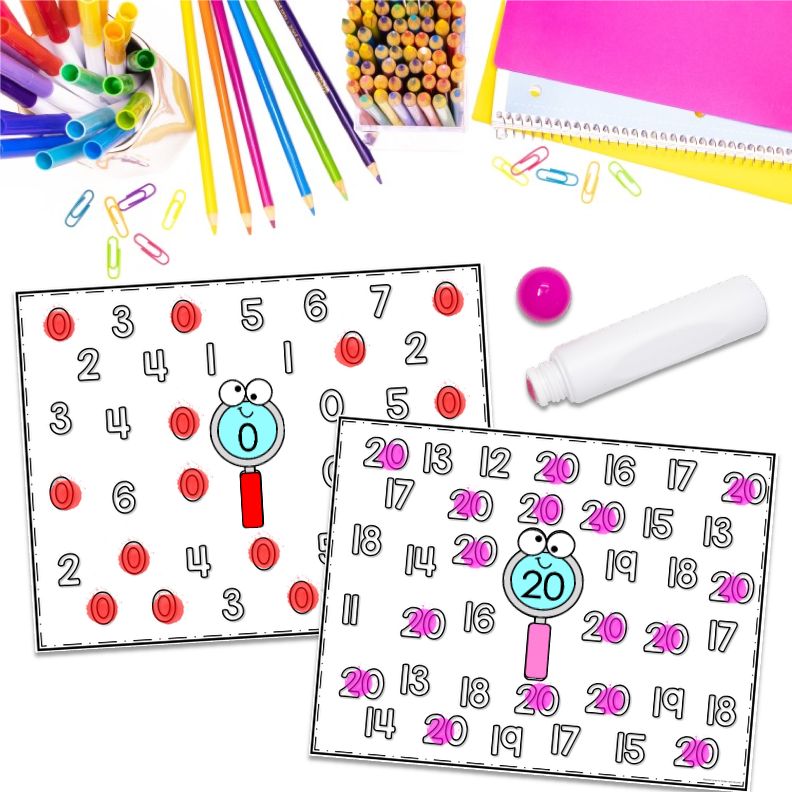Number Identification Worksheets for Numbers 0-20 - Image 2