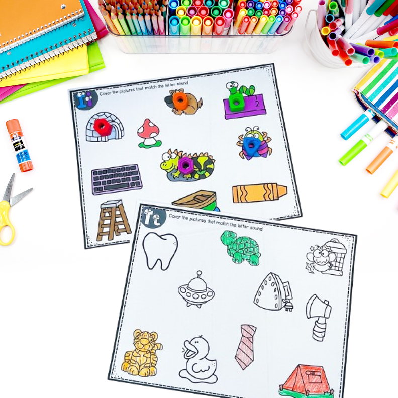 Beginning Sounds Worksheets | I Spy Phonics Activities - Image 2