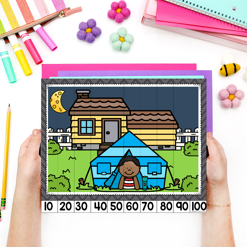 Spring Alphabet and Number Puzzles - Image 3