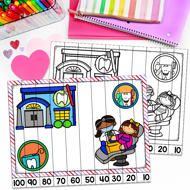February Alphabet and Number Puzzles - Image 3