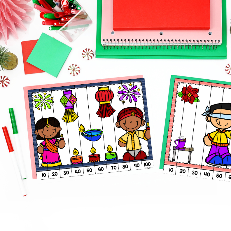 Holiday Alphabet and Number Puzzles - Image 3