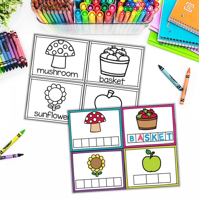 Fall Write the Room | Kindergarten Sound Mapping Activities - Image 3