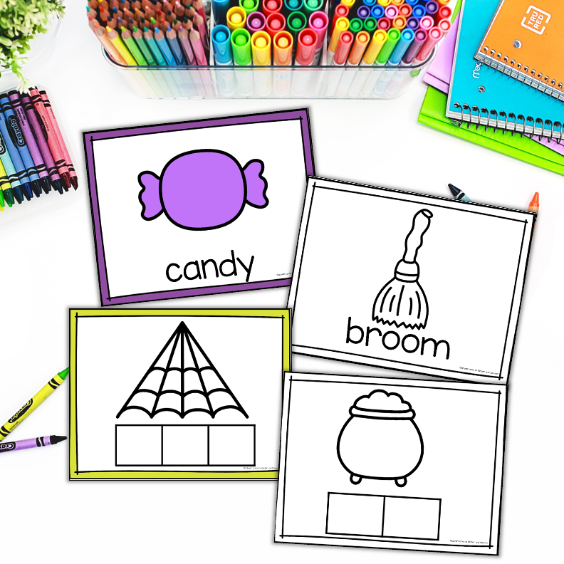 Halloween Write the Room | Kindergarten Writing Activities - Image 3