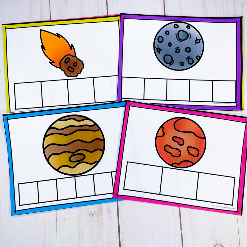 Space Write the Room | Kindergarten Writing Activities - Image 3