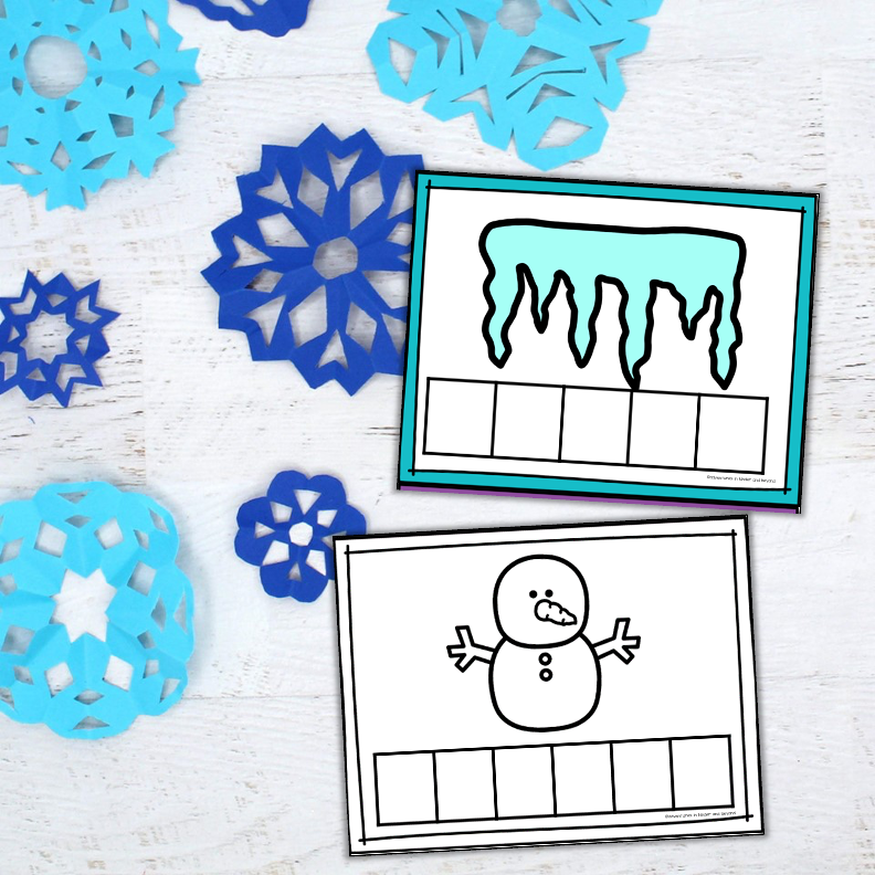 Winter Write the Room | Kindergarten Writing Activities - Image 3