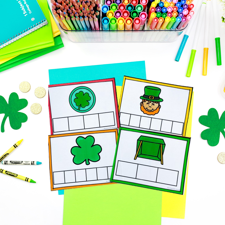 St. Patrick's Day Write the Room | Kindergarten Writing Activities - Image 3