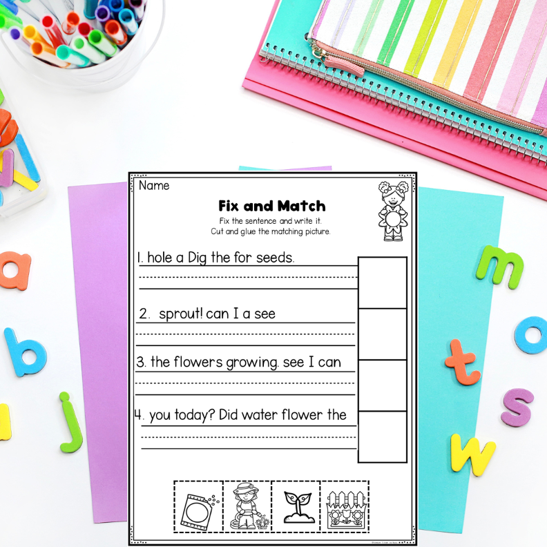 April Kindergarten Worksheets | Spring Activities - Image 5