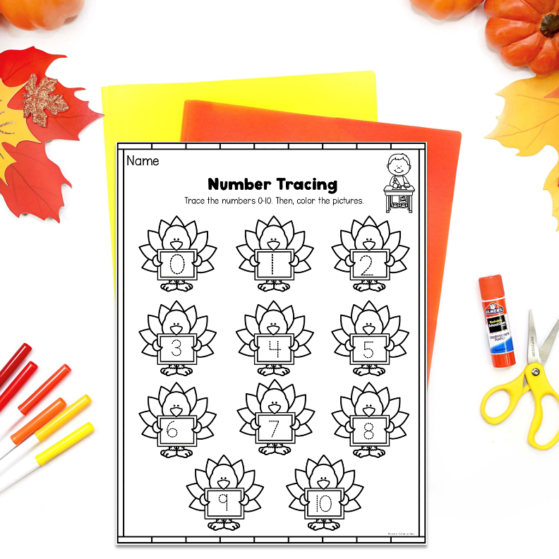 November Kindergarten Worksheets | Thanksgiving Activities - Image 3