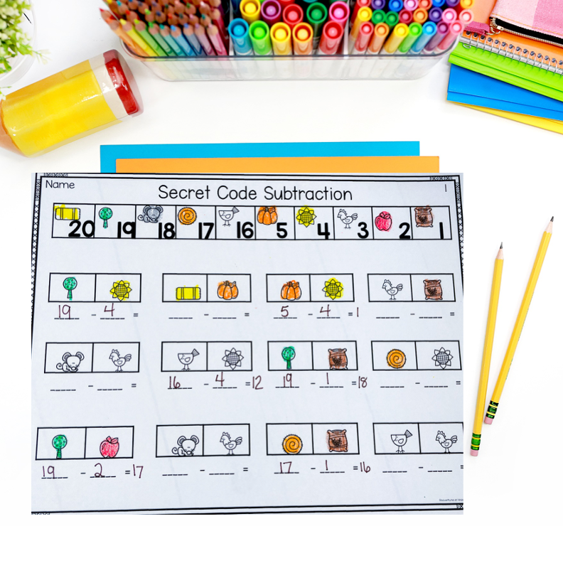Farm Addition and Subtraction Worksheets - Image 3