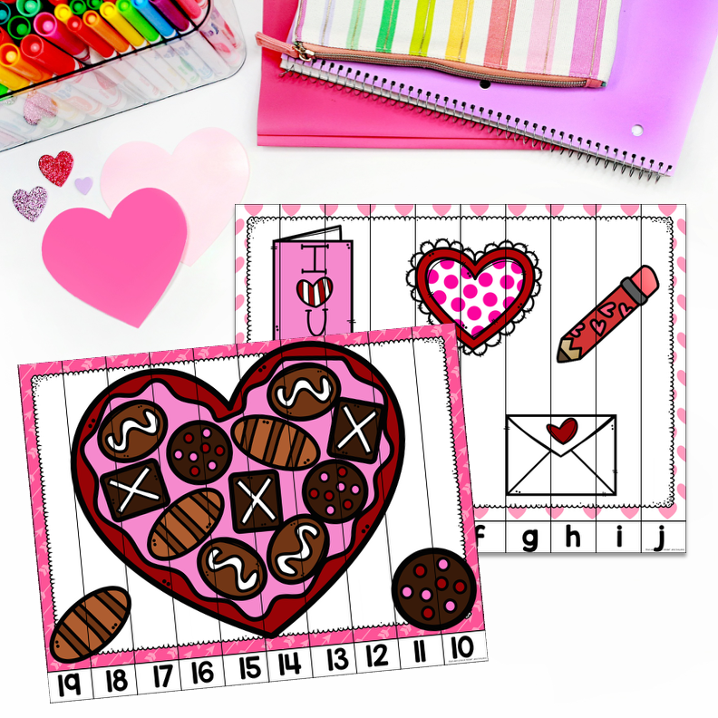 February Alphabet and Number Puzzles - Image 4