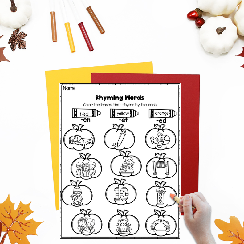 October Worksheets | Kindergarten Fall Morning Work - Image 4