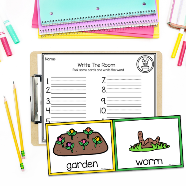 Spring Write the Room | Kindergarten Writing Activities - Teaching ...