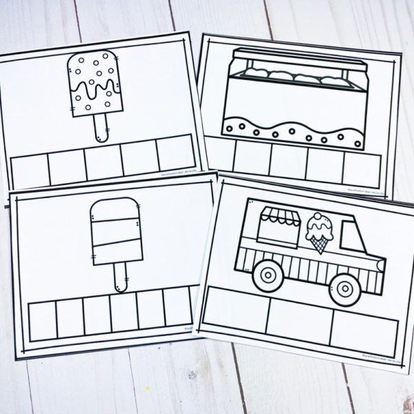 Ice Cream Write the Room | Kindergarten Writing Activities - Teaching ...