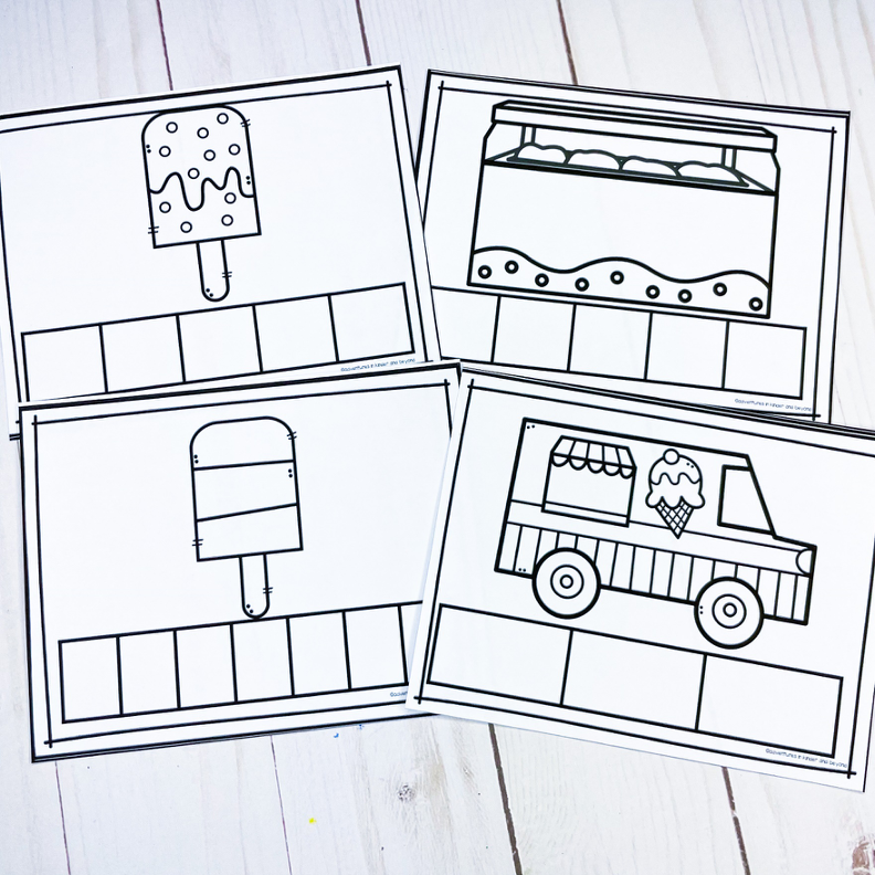 Ice Cream Write the Room | Kindergarten Writing Activities - Image 4