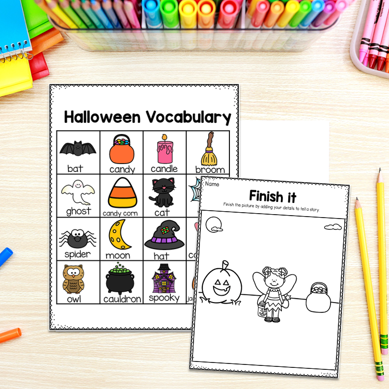 October Writing Center for Kindergarten - Image 4