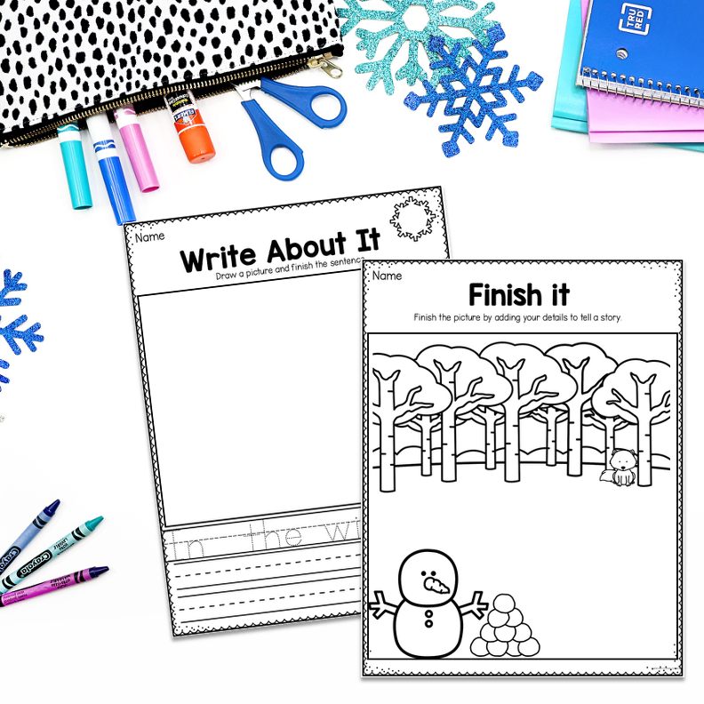 January Writing Center for Kindergarten - Image 4