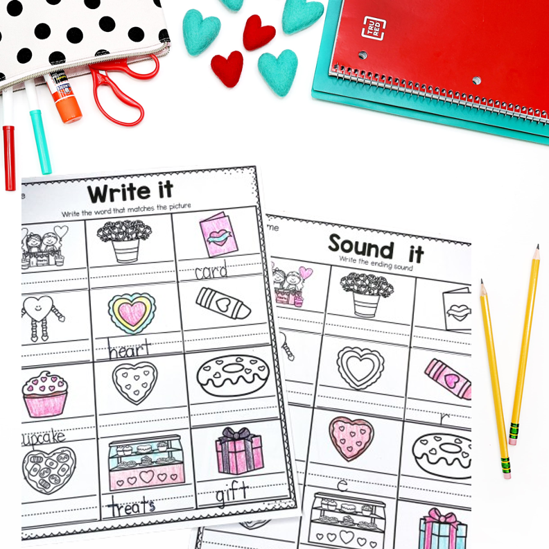 February Writing Center for Kindergarten - Image 4