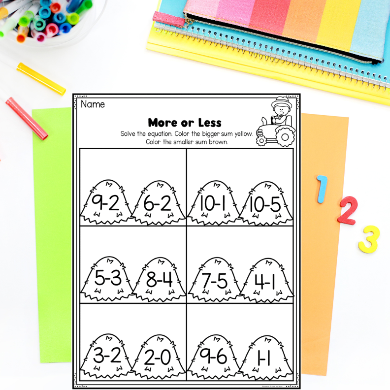 April Kindergarten Worksheets | Spring Activities - Image 2
