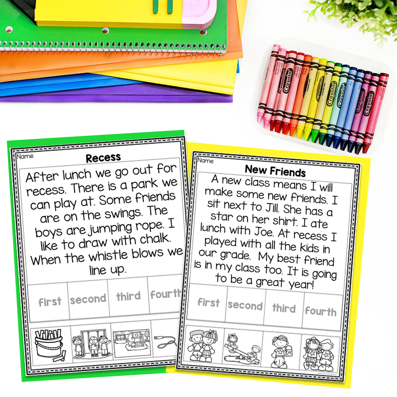 Back to School Story Sequencing Activities - Image 4