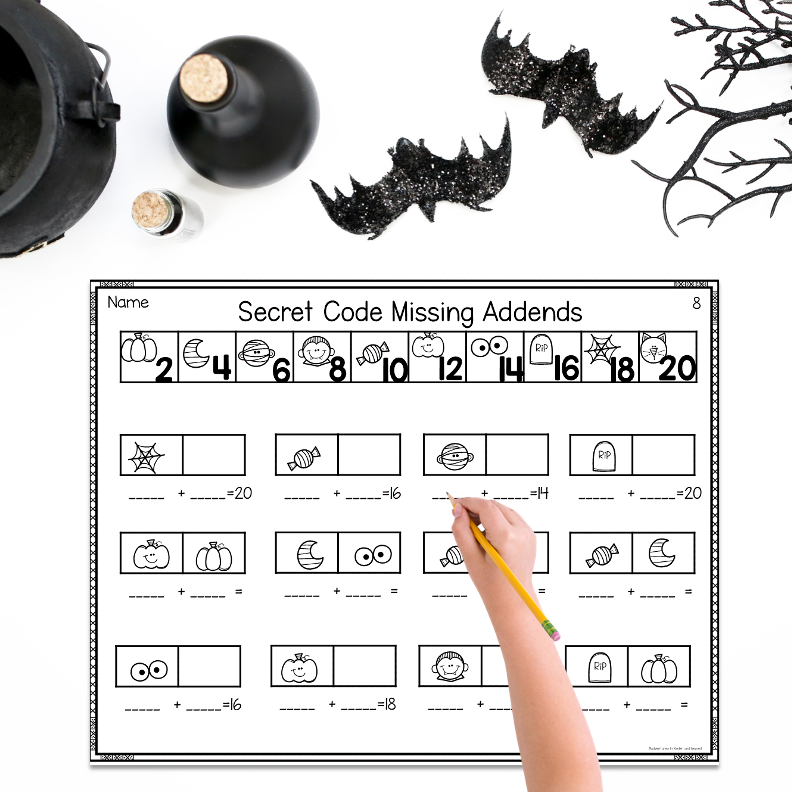 Halloween Addition and Subtraction Worksheets - Image 4