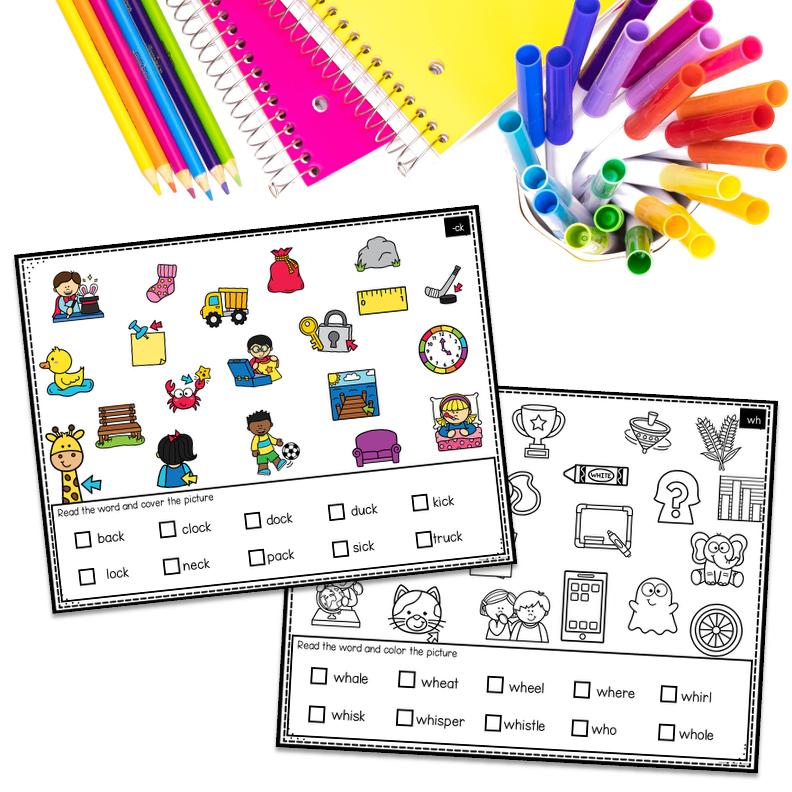 Digraph Worksheets for Kindergarten Reading Practice - Image 4