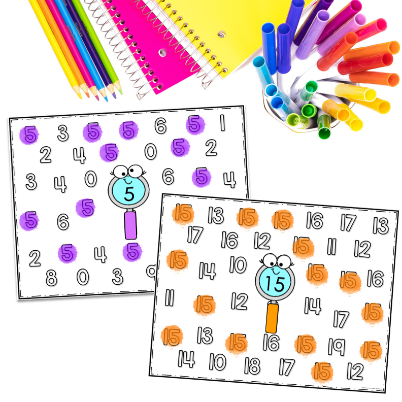 Number Identification Worksheets for Numbers 0-20 - Image 4