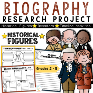 Biography Research Project for Grades 2–5