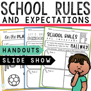 1st Grade Classroom Rules and Expectations Slideshow